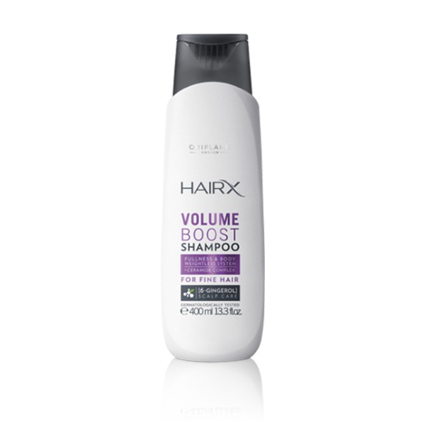 Objemový šampón HairX – maxi balení 400 ml